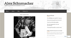 Desktop Screenshot of alexschumacherart.com